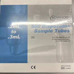 NEW - Advanced Instruments 3LA825 Disposable Sample Tubes .2Ml To .3Ml (Pack Of 500)