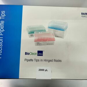 Racked tips, 1200 μL max. volume, for Rainin pipettes with LTS LiteTouch, 768 tips in 8 racks of 96.