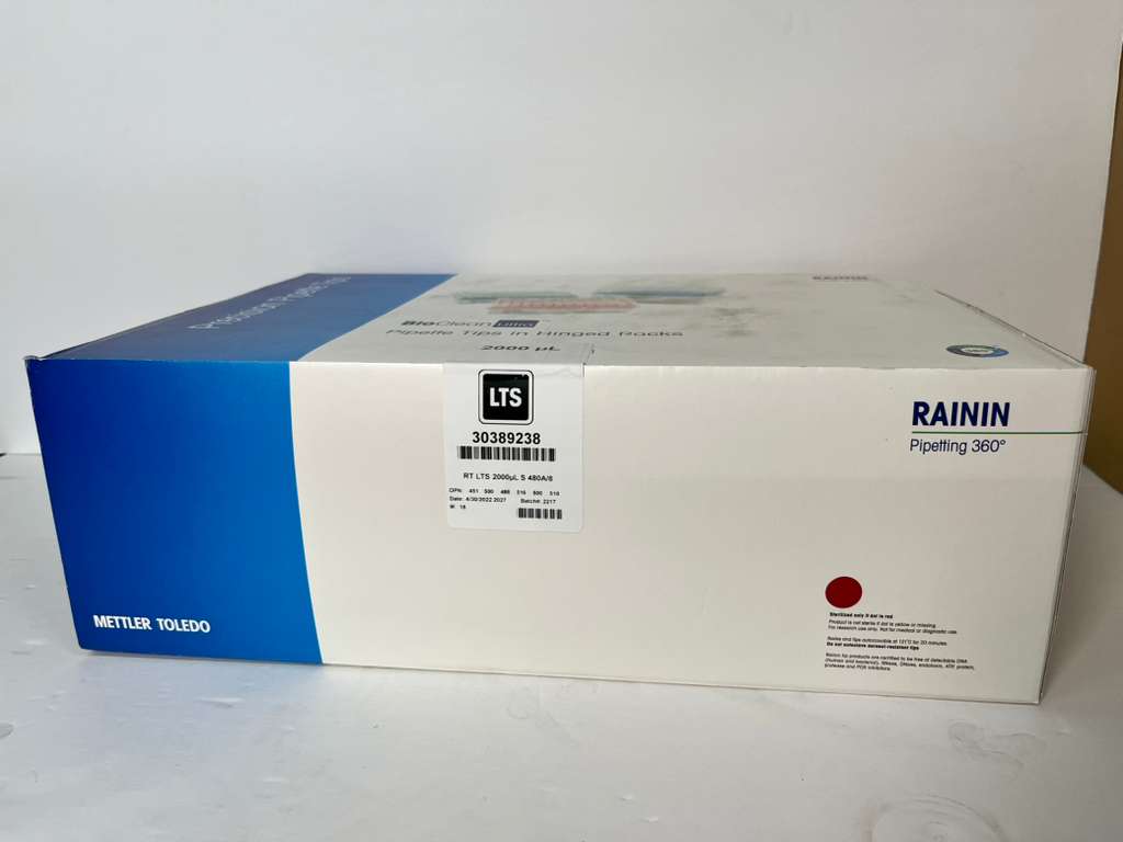 Racked tips, 1200 μL max. volume, for Rainin pipettes with LTS ...