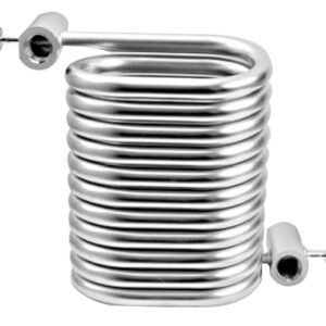NEW - Exergy 00536-01 Sanitary Tube-in-Tube Heat Exchanger 316L Stainless Steel, 800°F Max