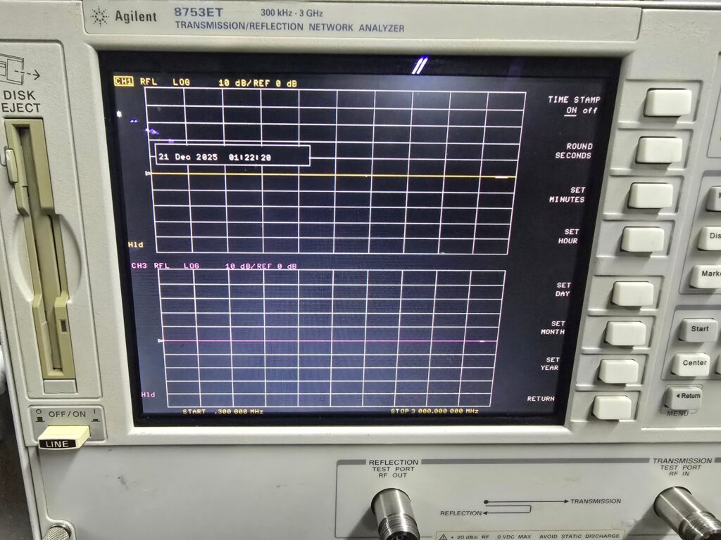 Used Agilent 8753ET network analyzer 300 kHz-3 GHz 5