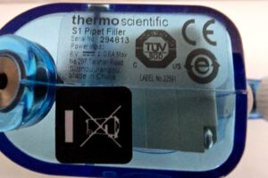 Thermo Scientific S1 Pipet Filler clear, data plate